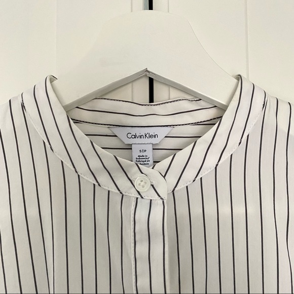 Calvin Klein spring striped blouse - Picture 11 of 13